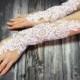 White Lace Bridal Gloves Wedding Gloves Gift For Bride Bridal Accessories