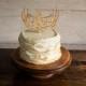 Rustic Antler Wedding Cake Topper 