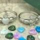 Lab Opal Claddagh Ring, Celtic Claddagh Ring, Silver Claddagh Ring, Irish Claddagh Ring, Heart Claddagh Ring, Womens Claddagh Ring