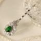 Emerald Hair Pins Art Deco Jewelry Gatsby Hair Piece Art Deco Hair Pin 1920s Headpiece Green Hair Pin Wedding Hair Pins Emerald Bobby Pin