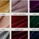 Bigger Swatch Pieces for Velvet Fabric with 15 Colors, Large Swatch Pieces Available For Bridesmaid Dress/ Prom Dress/ Party Dress