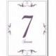 Printable Table Numbers DIY Wedding Table Card Template Elegant Card Sign Table Number Purple Eggplant Wedding Table Numbers Digital