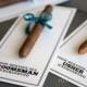 Groomsman Card, Cigar Card Will You Be My Groomsman, Your Service Is Requested as Best Man, Ring Bearer, Usher -Way to ask Groomsmen -Single