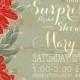 Retro sunflower spring floral, flowers, laurels wedding invitation card vector template