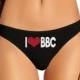 I Love BBC Panties Queen Of Spades Black Cock Slut Queen Of Spades Big Black Cock Panties BBC Womens Thong Panties