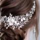 Crystal bridal hair piece Bridal hair accessories Bridal hair vine Bridal hair comb Wedding headpiece Gold hair pieces Wedding hair piece