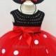 Mickey mouse birthday dress, red mickey mouse outfit, 1st birthday tutu dress, mickey mouse themed party, disney princess dress, mickey ears