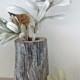 Rustic Wood Vase for Dried-Flower's, Home/ Wedding Decor