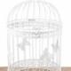 Bird Cage Wishing Well Alternative For Wedding Money Gift Round Metal Birdcage