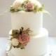 Wedding Cake Topper, Floral Cake Decoration, Cake Topper Flowers, Flower Picks for Cake, Dusty Rose Wedding, DYI Cake Decor, Cake Flowers