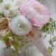 Country Bouquet - Shabby Chic Bouquet, Wedding Bouquet, Peony Bouquet, Garden Bouquet, Wildflowers, Ranunculus, Blush, Boho Bouquet