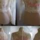 Wedding bolero,top, style Grace Kelly, made of lace alencon, sleeve long or 3/4, front of a full,  . Romance bridal bolero GRACE 2