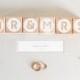 Simple Letter Wood Blocks - Rustic Country Wedding Decor - Bridal Shower - Wedding Photo Props Mr&Mrs Modern Personalized - Christmas gift