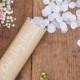 White Wedding Confetti Cannon Shooter - Prefill Biodegradable paper confetti