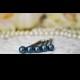 Dark Teal Swarovski Crystal Pearls Bridal Hair Pins, Teal Wedding Hair Accessories,Pearl Wedding Hair Pins,Bridal Hair Pins, 8mm