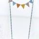 Extra tall birthday cake banner/Bunting banner/Birthday flag banner