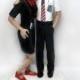 Pilot and Stewardess Cake Topper Custom from your ideas and photos