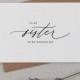To My Sister On My Wedding Day Card - To My Sister Wedding Card, Wedding Stationery, To My Sister Thank You Wedding Card, Wedding Note, K6