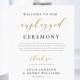 Gold Unplugged Wedding Sign-Unplugged Ceremony Sign-No cell phones Sign-SN029_UCG