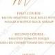 Menu design wedding invitation set pink garden peony rose greenery PDF 4x9 in customize online