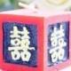 BeterWedding Asian Souvenir tealight Candle favors red感謝季小蠟燭LZ027