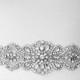 Wedding Belt, Bridal Belt, Sash Belt, Crystal Rhinestone & Off White Pearls - Style B20727