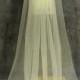 Custom veil,Minimalist design veil,Soft tulle veil,1Tier cathedral veil,cut edge veil,chapel veil,Wedding Bridal veil,Accessories
