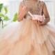 Flower Girl Dress sequin Glam Blush, Rose Gold/ Champagne  and Ivory Gold Sequin Top Dress rose gold sequin top dress big bow jr bridesmaid
