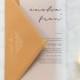 Translucent Vellum Script Wedding Invitation with Choice of Envelope & Gold Sticker - SEE DETAILS BELOW...