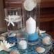 Beach Candle Seashell Cylinder Vase Centerpiece Set-Wedding--Floating Candle-Party-Birthday-Anniversary-Birthday-Sweet 16-Beach Wedding