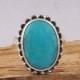 Natural Sleeping Beauty Turquoise AAA+Quality Gemstone Ring, Boho Oval Ring,925-Sterling Silver Ring,Antique Silver Ring Midder Finger Ring