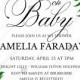 Greenery baby shower wedding invitation set watercolor herbal design PDF 5x7 in edit online