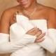 Bridal Gloves Fingerless Matte Satin Bridal Glove Opera/Shoulder Length (White or Ivory)