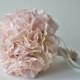 Blush Pink Hydrangea Bouquet, Silk Wedding Flowers, Bridesmaid Bouquet, Rustic Wedding, Vintage Wedding, Bridal Bouquet, Bride, Bridesmade