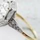 2.78 Ct Moissanite Wedding Engagement Ring 14K Yellow Gold Over Vintage Engagement Ring For Women's