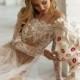 Chantilly Bridal Lace Robe, Floor Length Tulle Peignoir, Wedding Photo Shoot Robe, Long Sleeve Off Shoulder Robe
