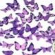 48 small purple edible butterflies, mini butterflies. 1/2" - 3/4" sized cake or cupcake topper, cake pops or smash cake topper.