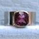 Vintage 14K White Gold Pink Tourmaline Solitaire Ring - 3.50ct.