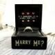 Engagement Ring Box • Zelda Triforce Inspired Engagement Ring Box 