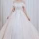 Wedding Dress Ball Gown - Off-the-shoulder - Beach Wedding - Princess Gown
