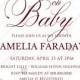 Watercolor pink marsala peony wedding invitation set baby shower PDF 5x7 in customize online
