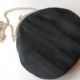 Vintage Walborg Black Evening Bag, Classic Style Black Handbag,   EB-0244