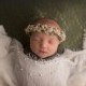 Louise--Newborn Flower Crown--Newborn Photography Prop--Newborn White Flower Halo