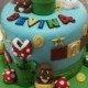Video game inspired fondant  cake decoration