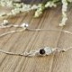 Any Two Birthstone Crystals Infinity Adjustable Sterling Silver Interchangeable Charm/Link Bolo Bracelet- Charm, Bracelet Chain, or Both