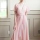 Custom Colour Bridesmaid Wrap Dress With Flutter Sleeves and Side Pockets - Bridesmaid Dress - Bridal Party Dresses