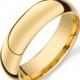 14k Yellow Gold Band (6mm) 