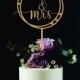 boho Wedding Cake Topper, Free Gift Cake Topper,Gold cake Topper,Mr and Mrs Wedding Cake, Customized Toppper