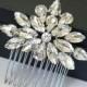 Crystal Bridal Hair Comb, Wedding Rhinestone Hair Piece, Vintage Style Hairpiece, Bridal Hair Jewelry, Crystal Sparkly Hair Comb, Prom Comb