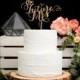 Bridal Shower Cake Topper in Glitter - "the Future Mrs" Cake Topper in Glitter Wedding Shower Decoration Gold Glitter ( Item - FMR800 )